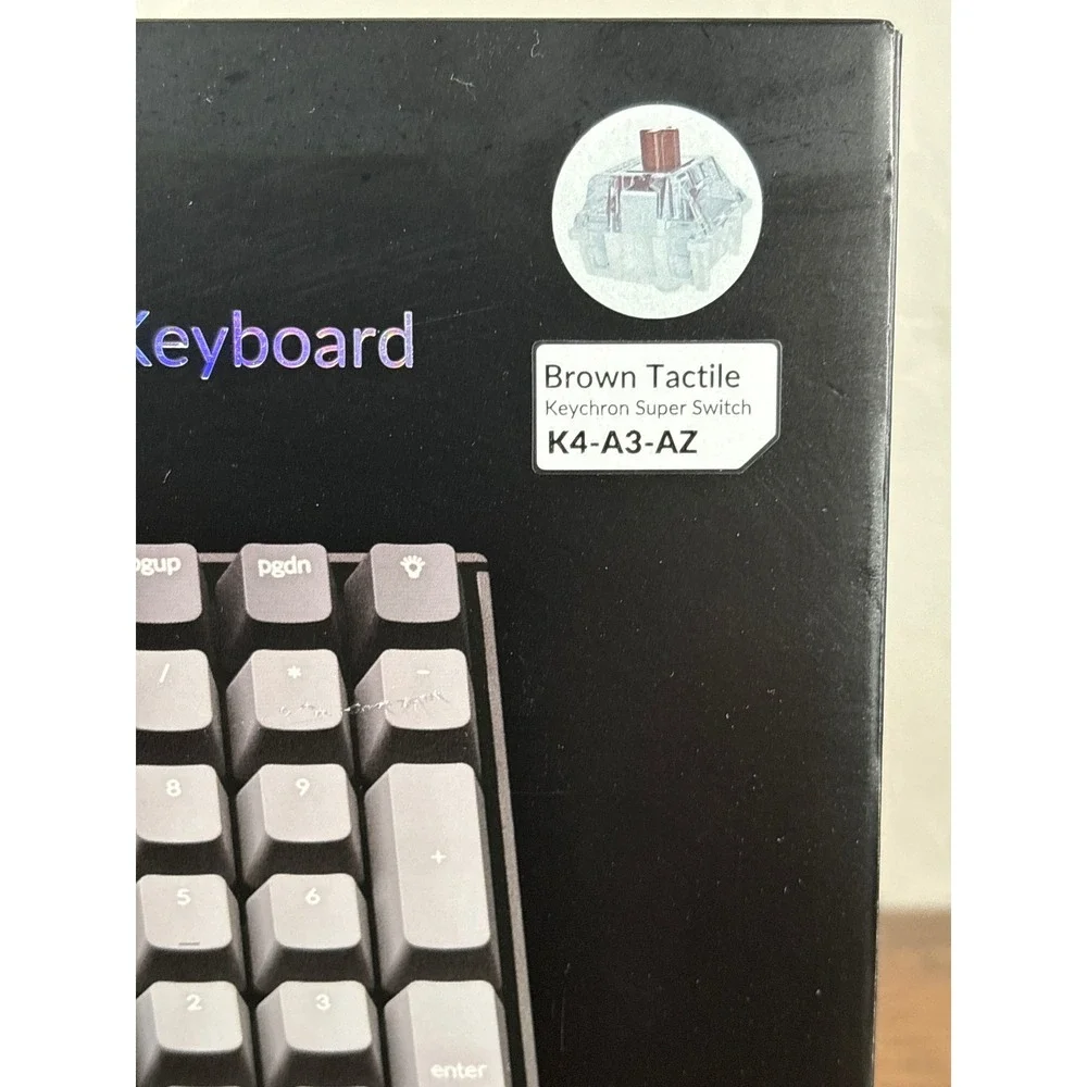 Keychron K4 V2 96% Wireless Mechanical Keyboard Brown Tactile Switch K4-A3-AZ